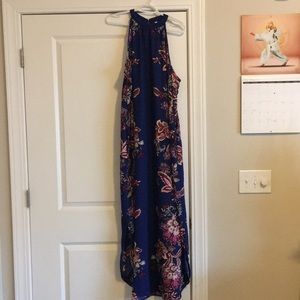 Royal blue maxi dress (with pockets!)